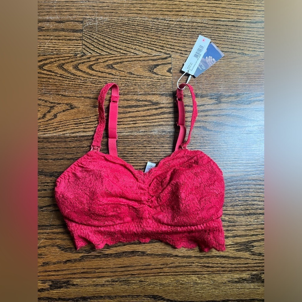 Cosabella maternity red nursing bra/ bralette size S Italy NWT
